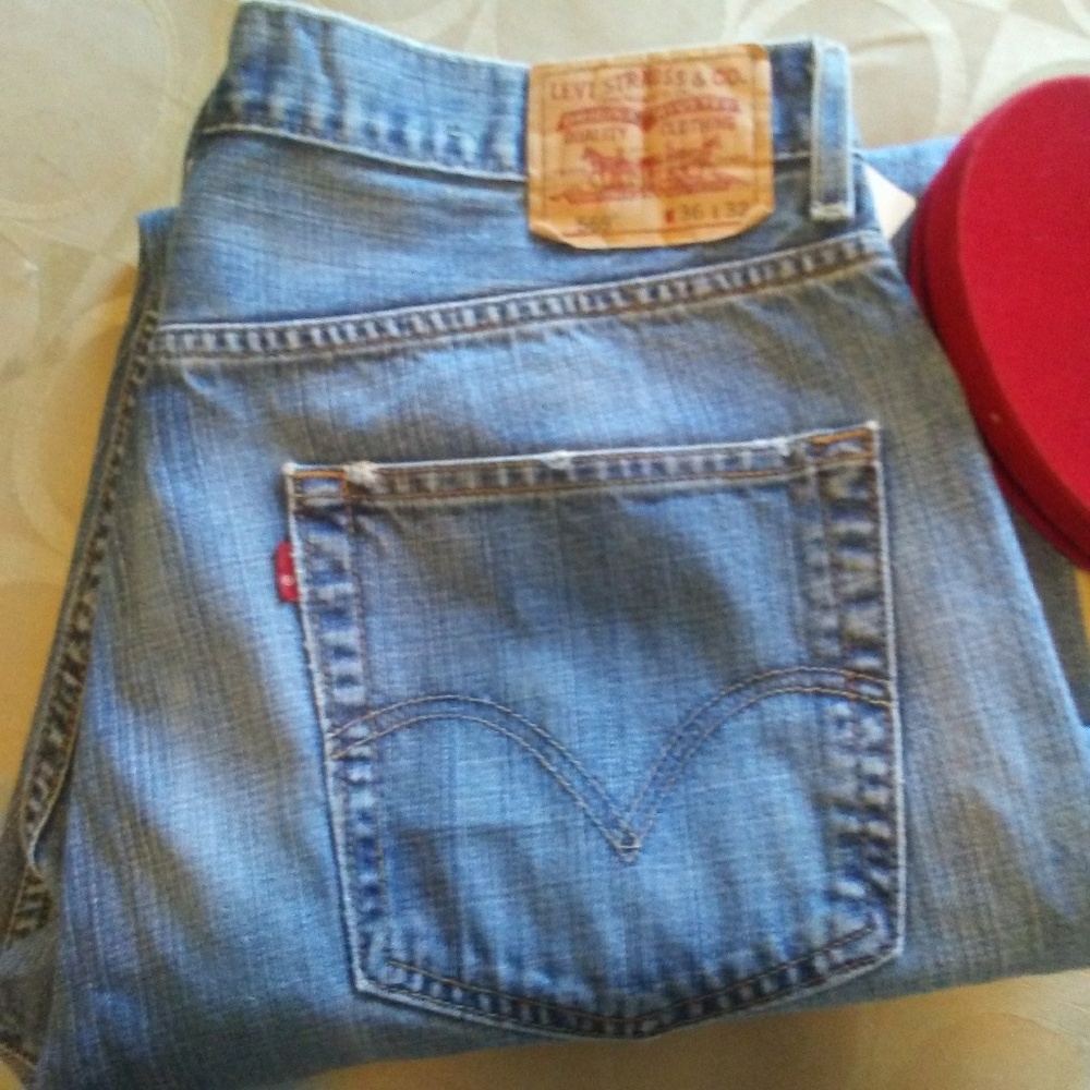 LEVI'S 569 Loose Straight Jeans, Size 36 - Picture 6 of 8